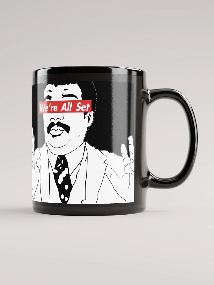 We're All Set Logo Coffee Mug Black product image (1)