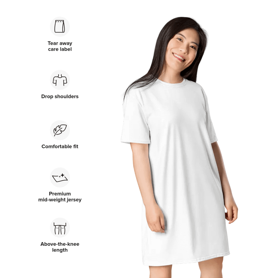 Comfort Colors Heavyweight T-Shirt Dress – Effortless Comfort and Style product image (9)