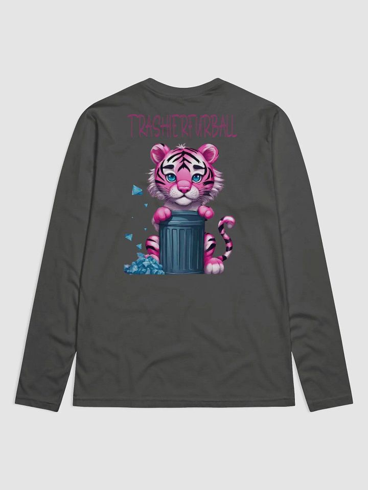 Trashierfurball's Playful Pink Tiger Long Sleeve Shirt product image (2)