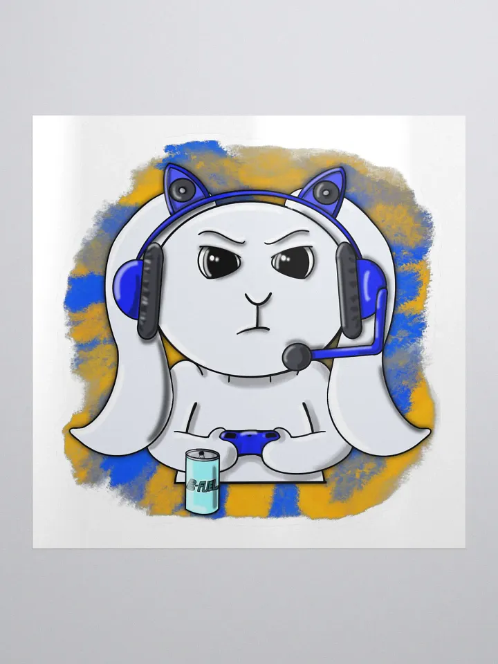 Gamer Bunny Sticker product image (2)
