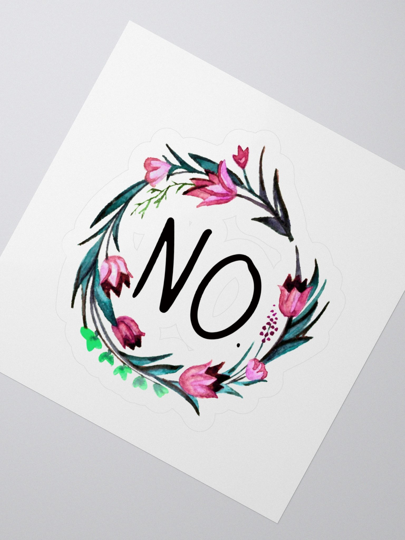 No Kiss Cut Sticker product image (5)