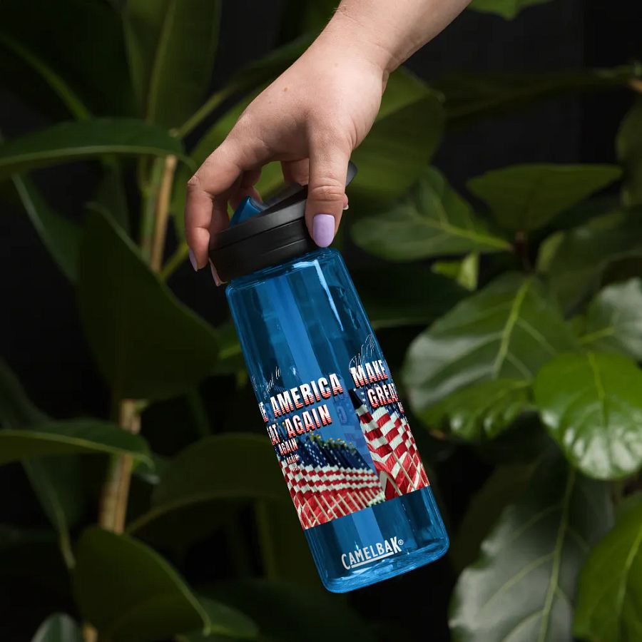 Patriotic MAGA Sports Water Bottle sportsman and woman product image (5)