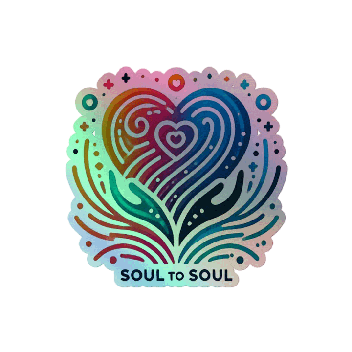 Soulful Swirls Holographic Sticker Sheet product image (2)