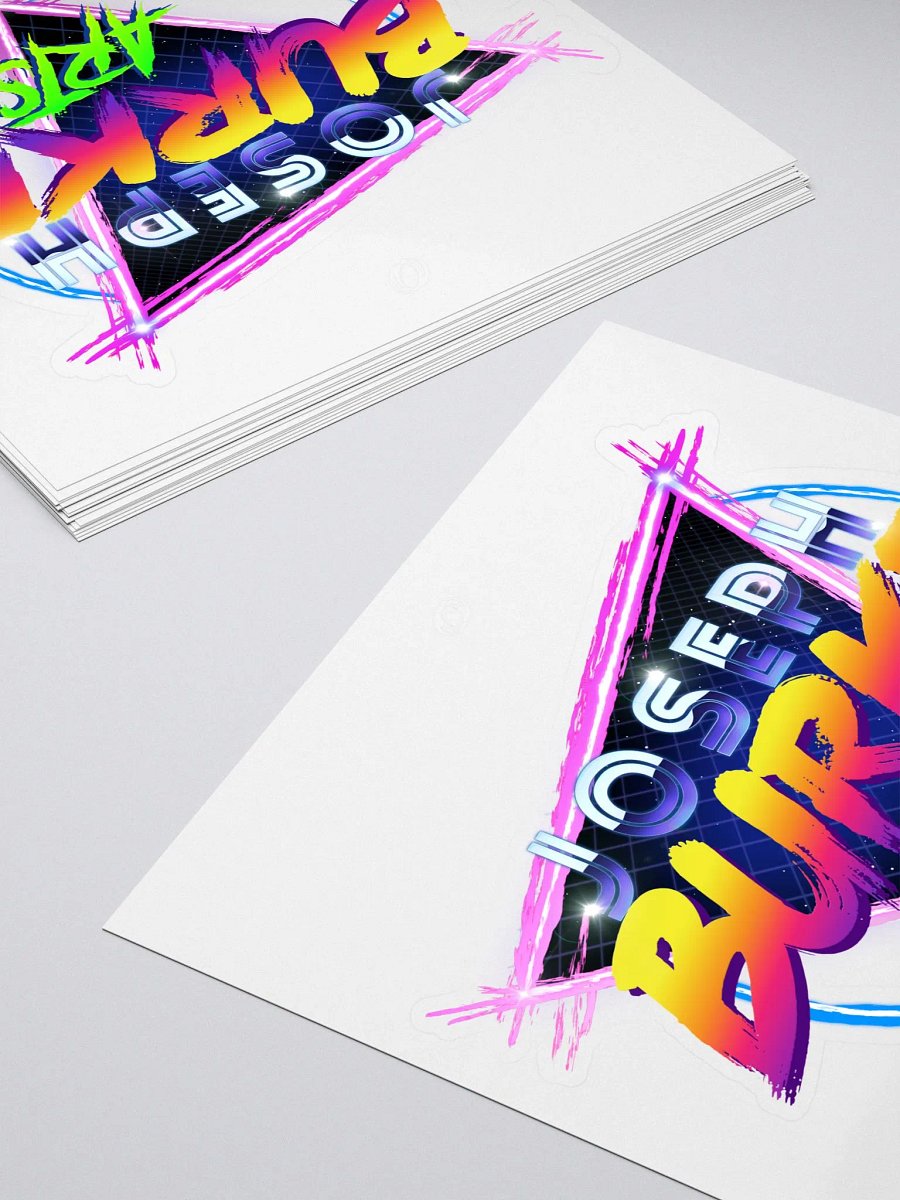 Joseph Burke Arts Synthwave Sticker product image (4)