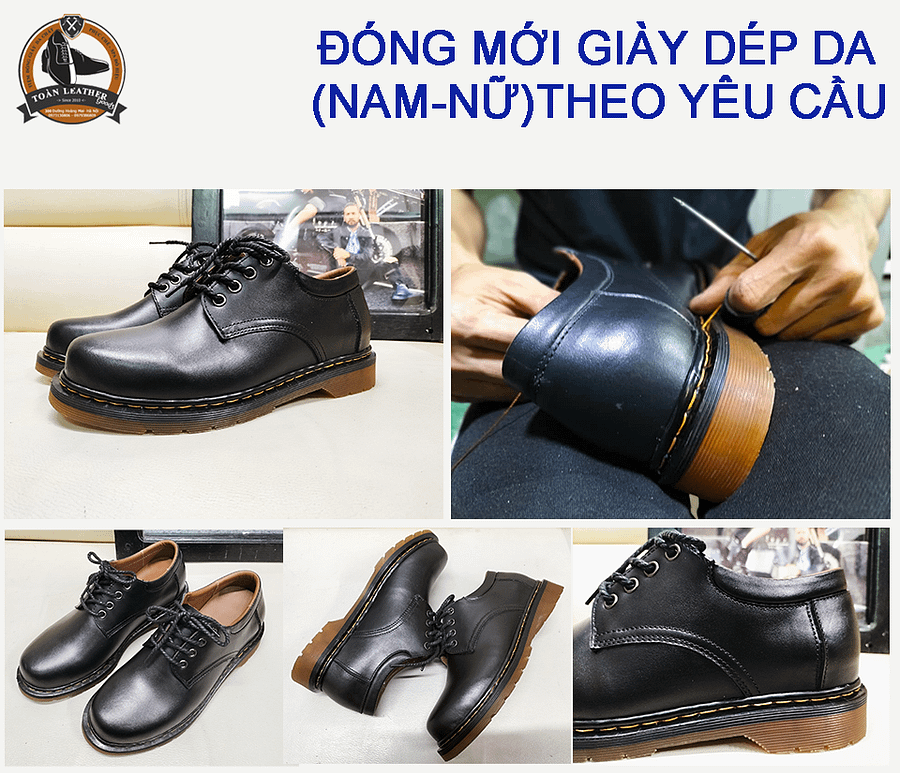 ĐÓNG GIÀY DA (theo yêu cầu) Giày Thật - Da Chất product image (3)