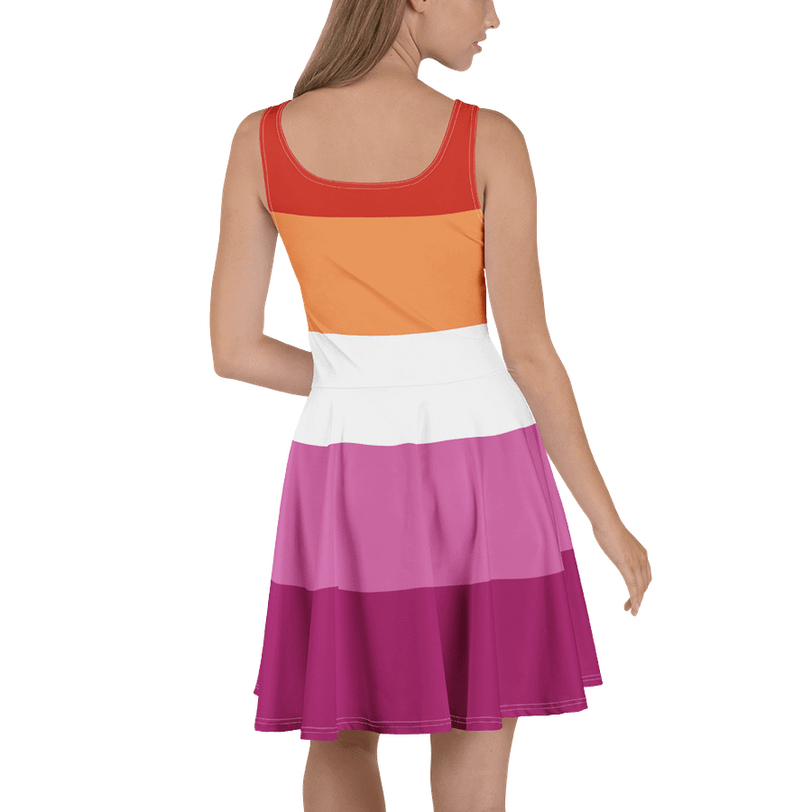Lesbian Pride Flag Skater Dress product image (4)