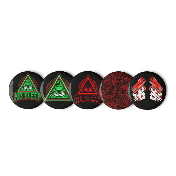 NOSLEEPRP Buttons/Pins (PIRU Variant) product image (1)