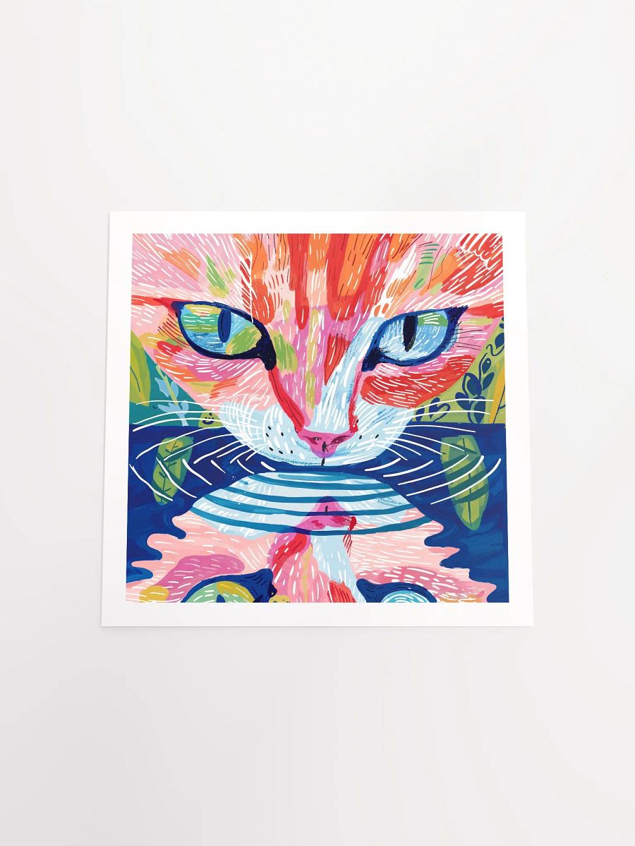 Cat Reflection Print product image (18)