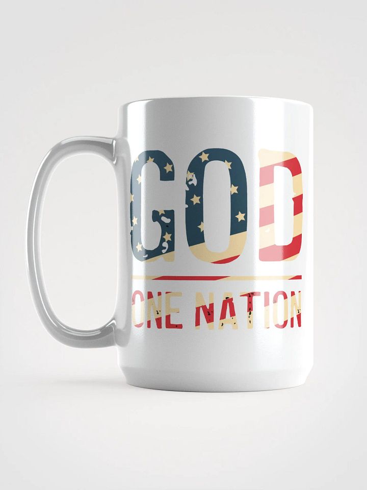 God Nation Patriotic Ceramic Mug (15oz) product image (2)
