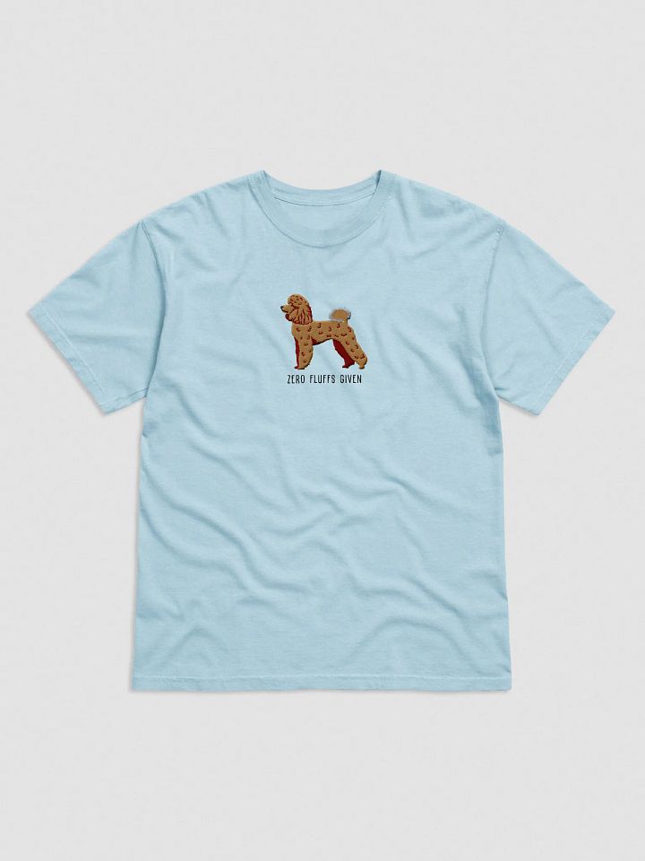 Zero Fluffs Given T-Shirt(Embroidered) of a Miniature Poodle(Tan) product image (41)