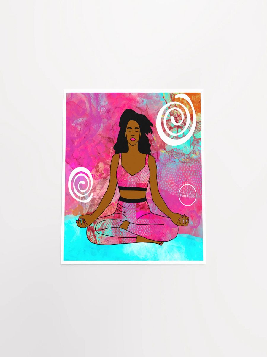 Serenity in Lotus: Meditation Poster product image (4)