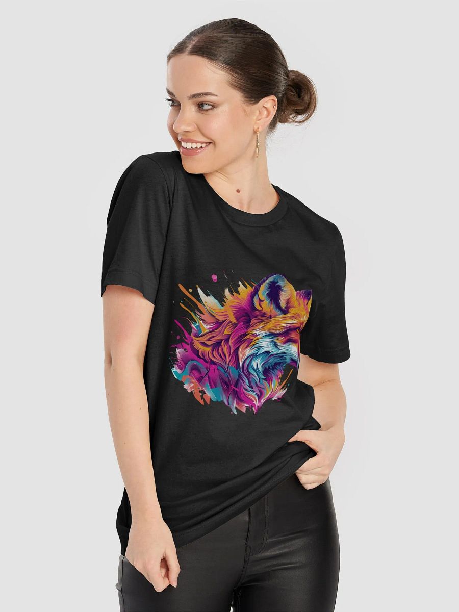Vibrant Fox Graffiti Illustration Unisex T-Shirt product image (84)