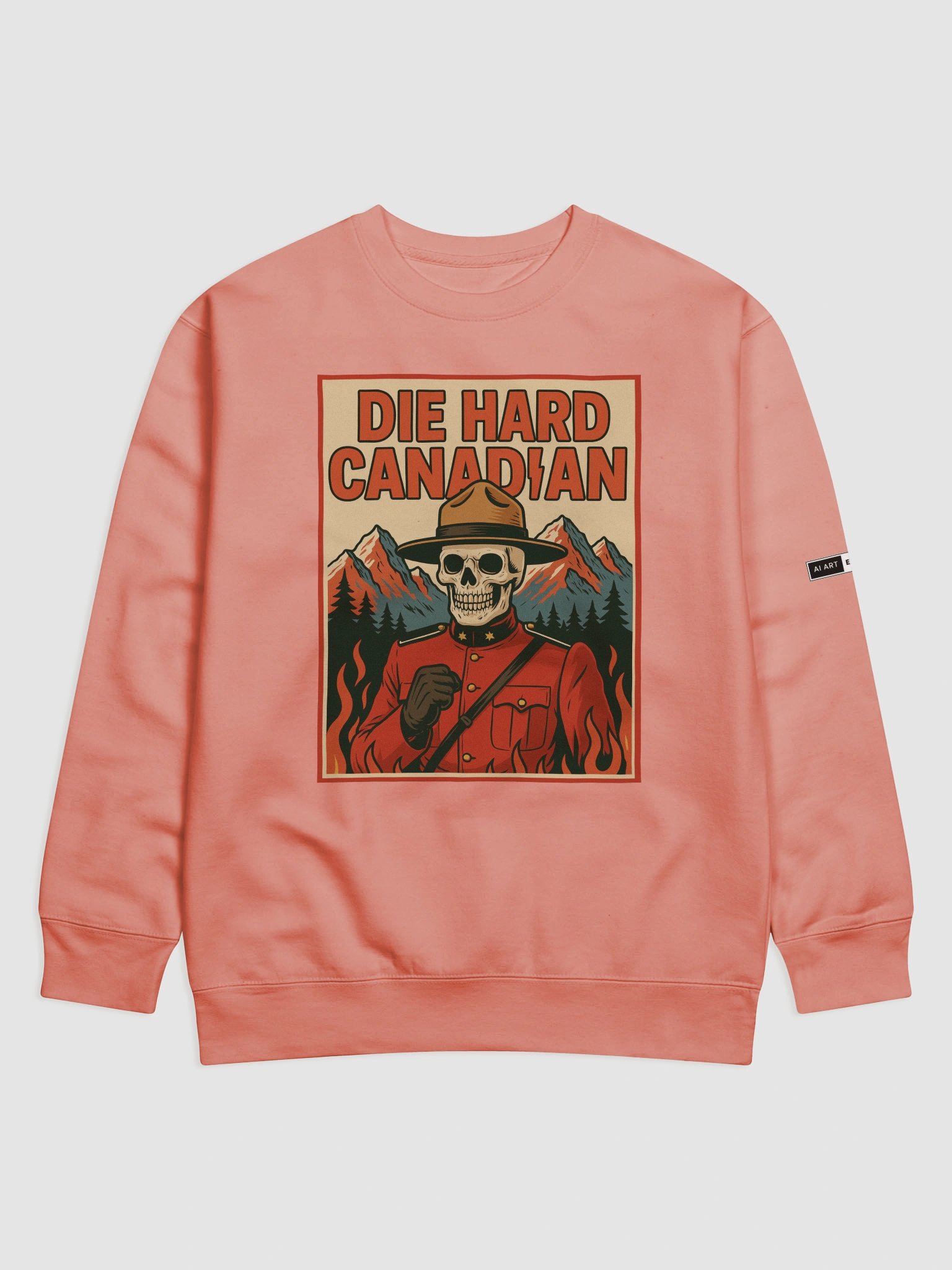 "DIE HARD CANADIAN"premium cotton sweatshirt product image (3)