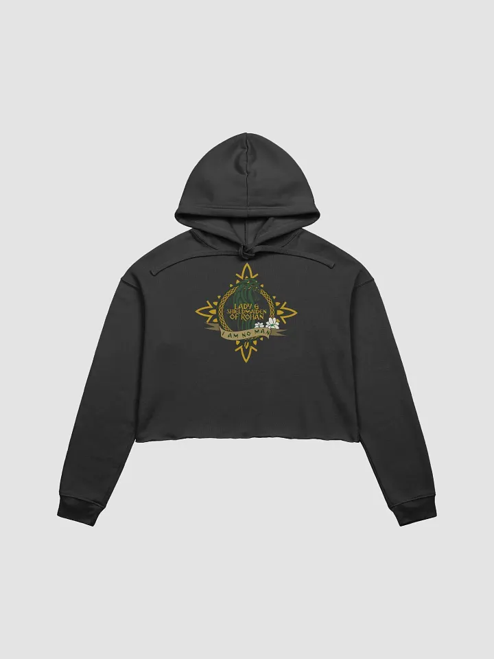 Lady & Shieldmaiden of Rohan Crop Hoodie Sweatshirt | Éowyn Design product image (3)
