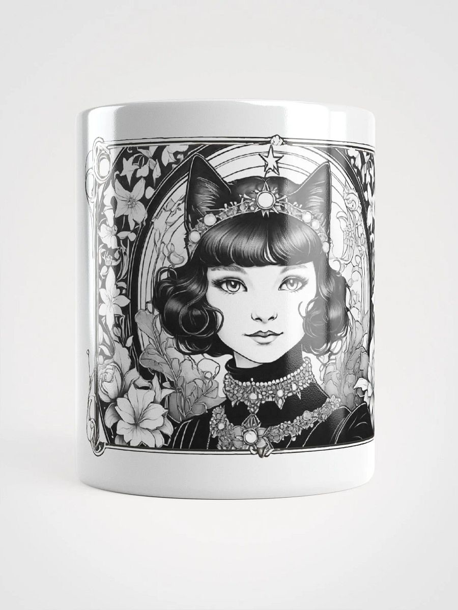 Whimsy, a cute Cat Woman - White Glossy Mug product image (5)