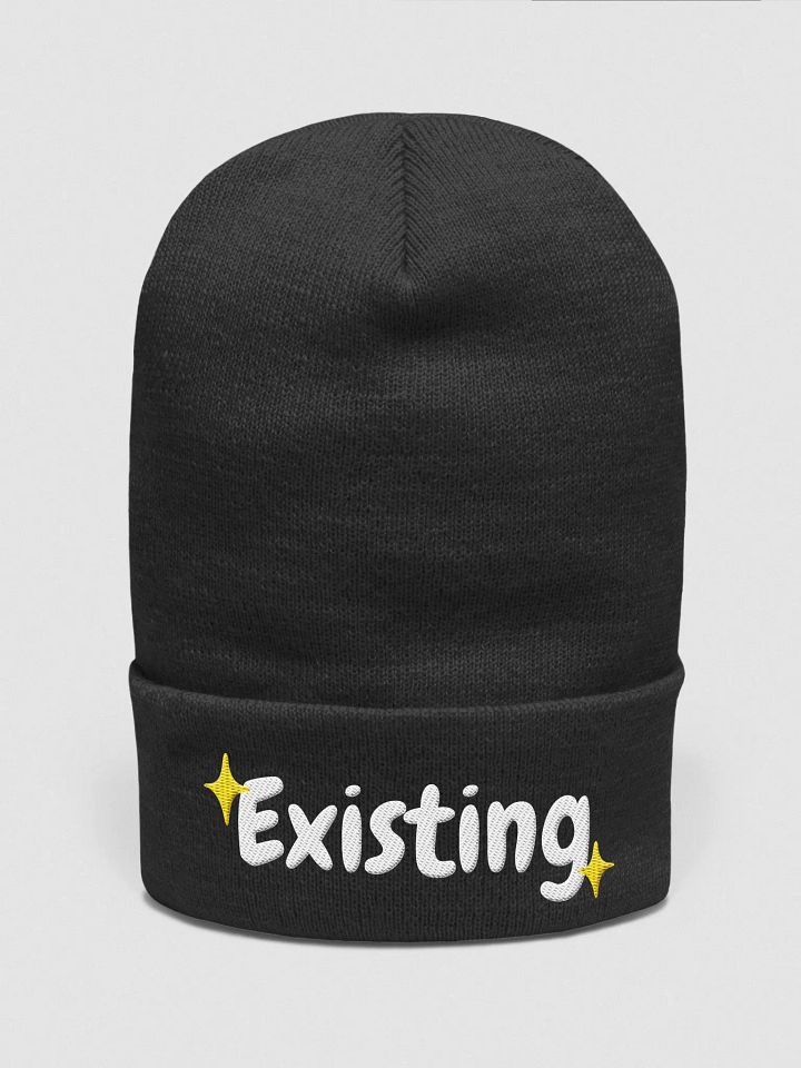 Existing Beanie | White Lettering product image (1)