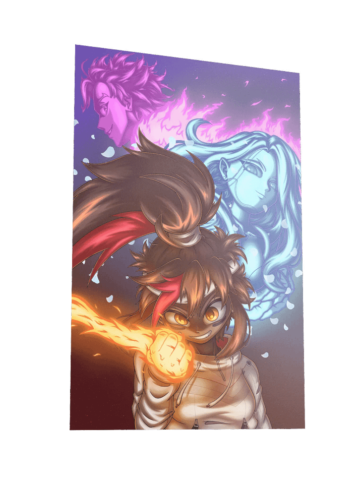 (12" x 18") Juliette, Kai & Estelle Print product image (2)