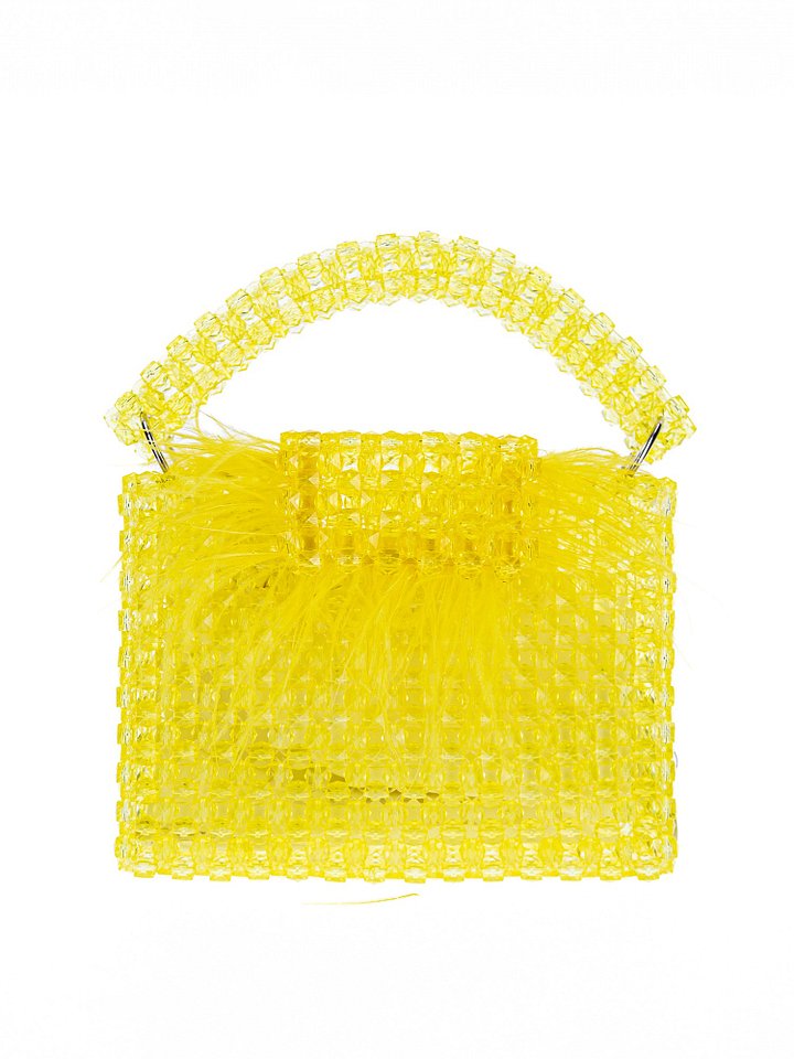 Fluffy Cube Yellow product image (1)
