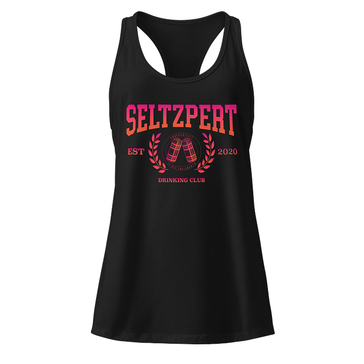 Seltzpert Drinking Club Tequila Sunrise Racerback Tanktop product image (1)