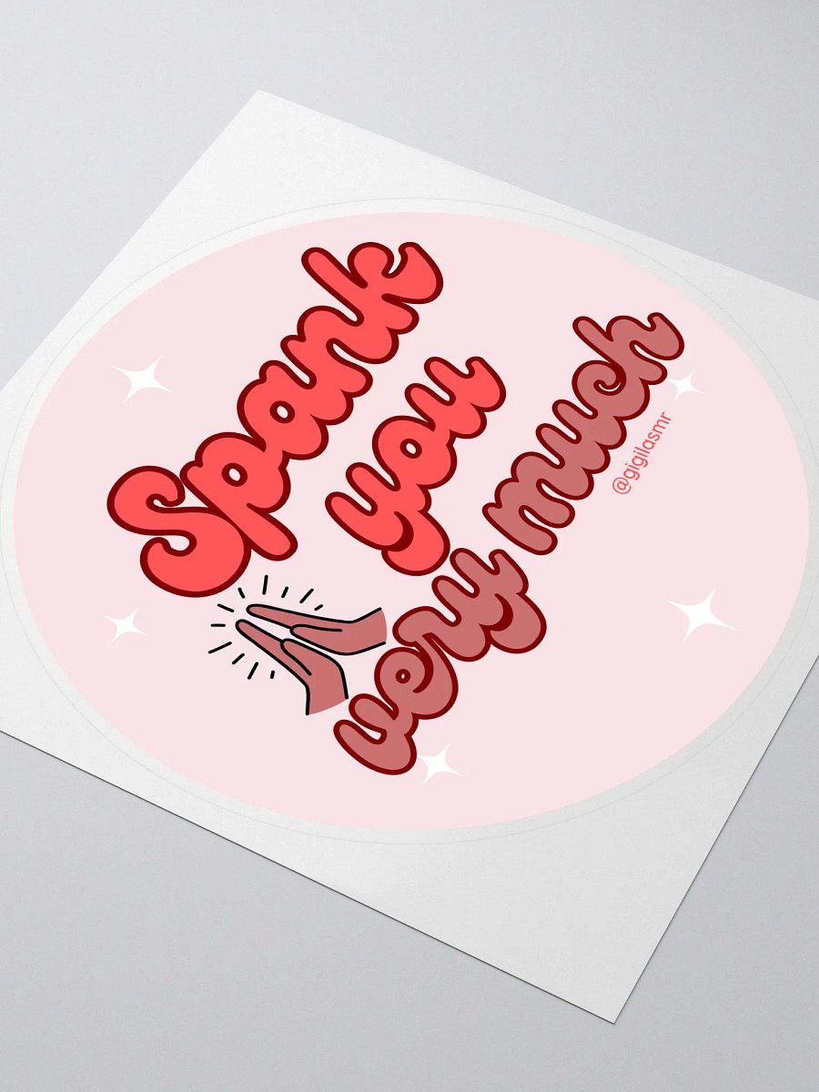 Spank You stickers product image (3)