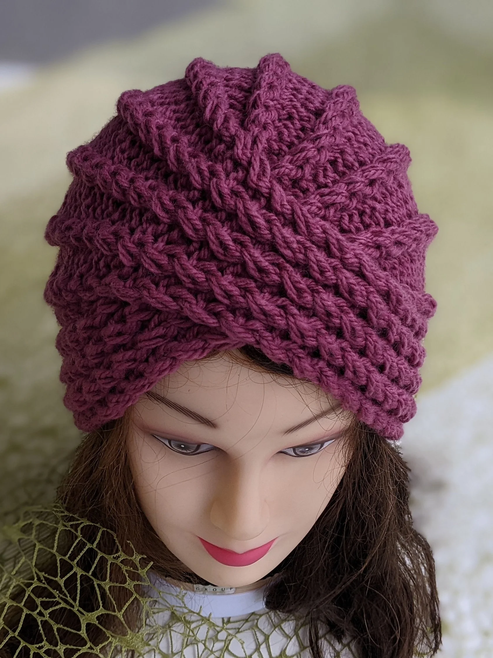 Knit Turban Hat Pattern product image (2)