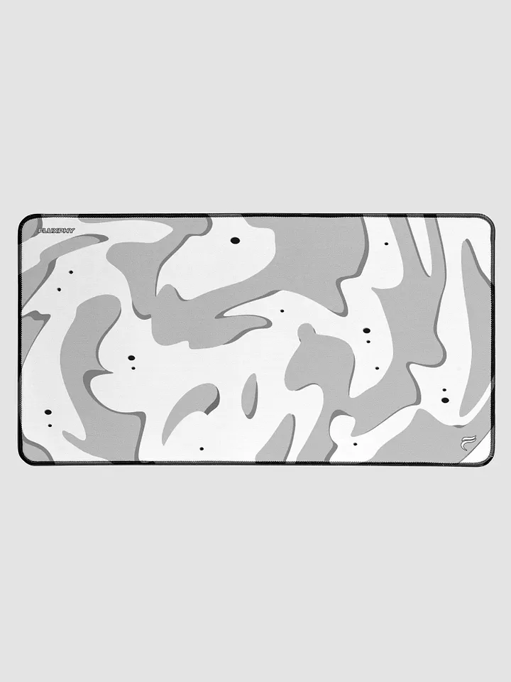 White Swirl Mousepad by - Fluxphy product image (1)