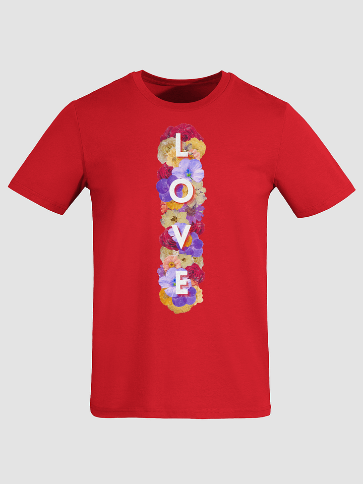 Floral LOVE Organic T-Shirt product image (2)