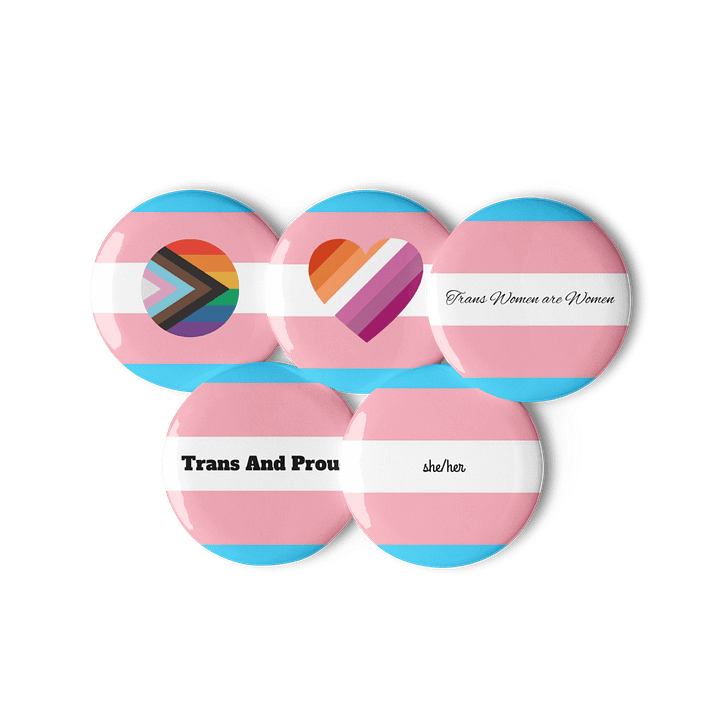 Transgender Lesbian/Transgender Woman Pin Set product image (3)
