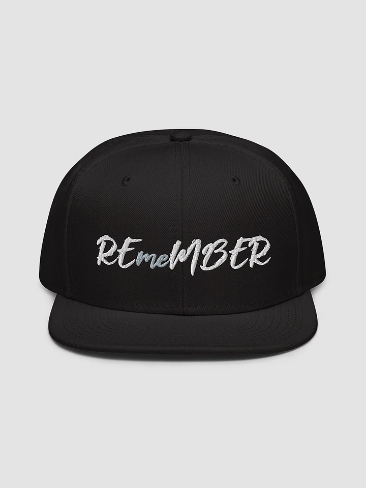 REmeMBER Snapback Hat - Black product image (1)