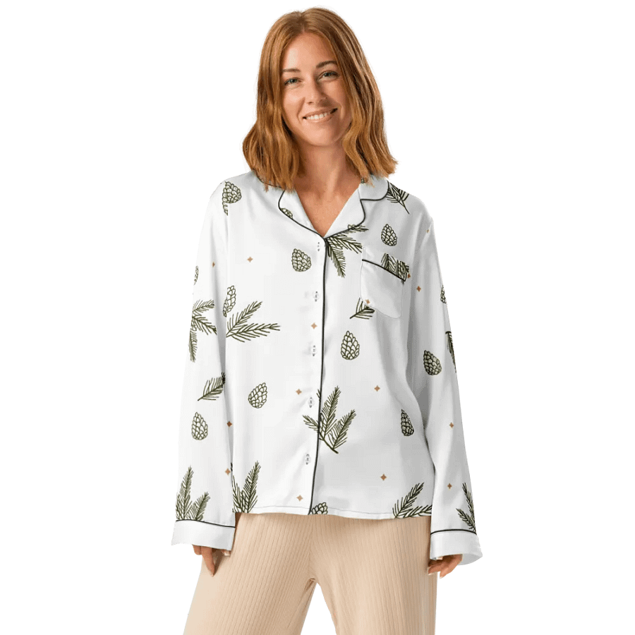 Pine Cones Paradise Women's Pajama Top product image (1)