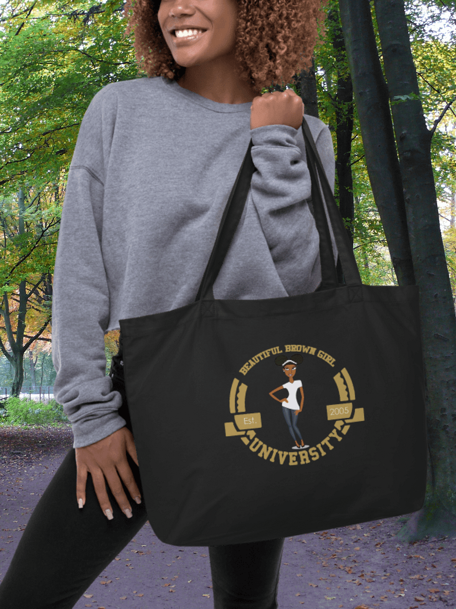 Beautiful Brown Girl University Tote product image (1)