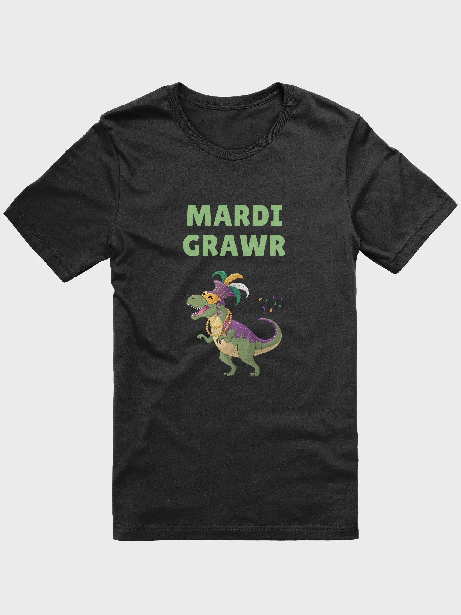 Mardi Grawr T-Rex Dinosaur Unisex Tee product image (1)