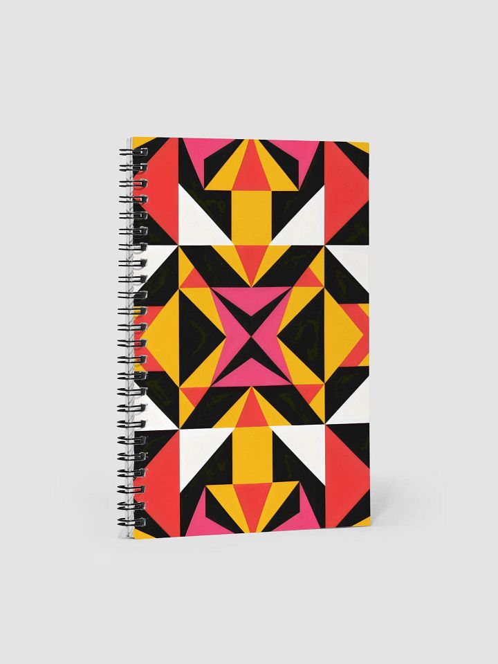 Geometric Harmony Spiral Notebook product image (1)