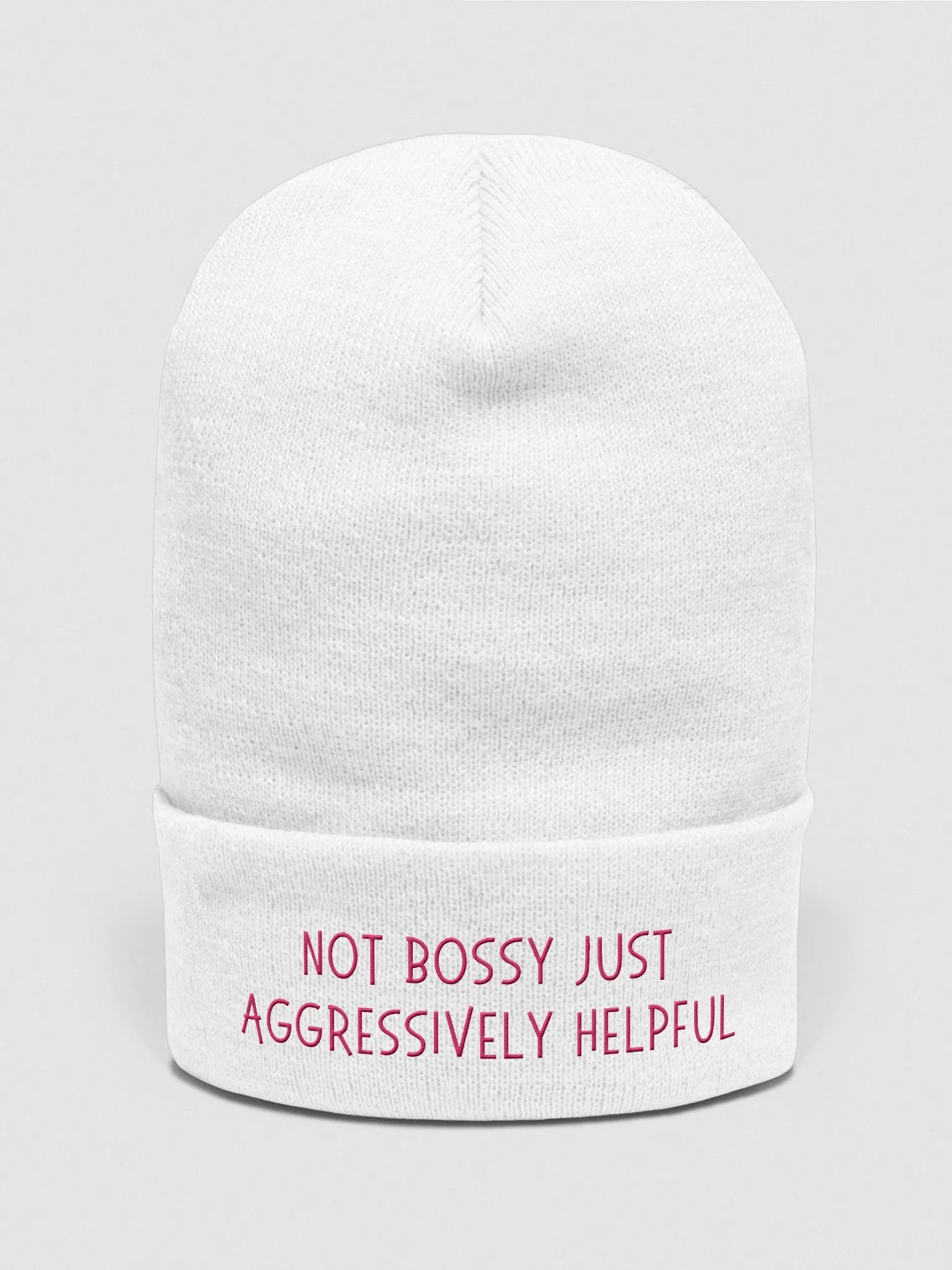 Not Bossy Just Aggressively Helpful Beanie product image (16)