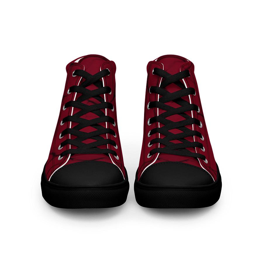 Blood Red Unisex High Top Shoes product image (3)