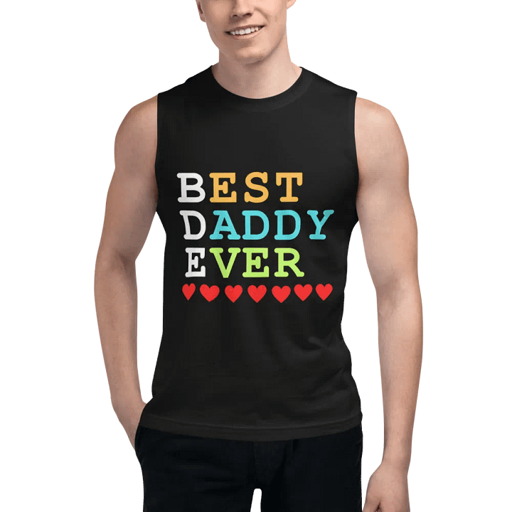 Best Daddy Ever Bella+Canvas Muscle Tank product image (1)