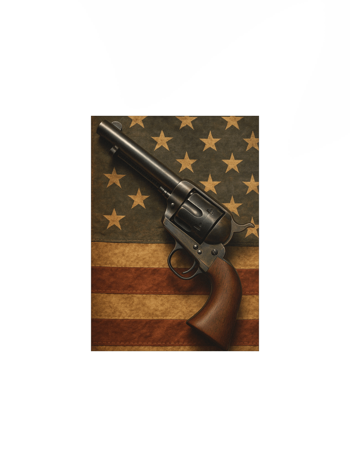 Poster “Colt & Drapeau Américain” product image (3)