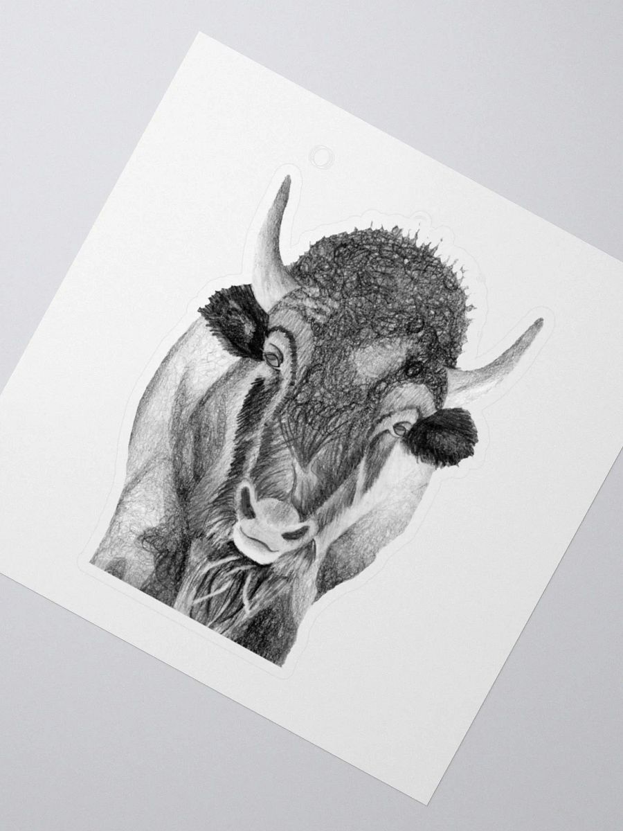 Bison Drawing Sticker product image (5)