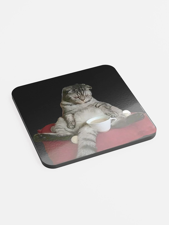 Glossed Cork Coaster: Meme Cats product image (2)