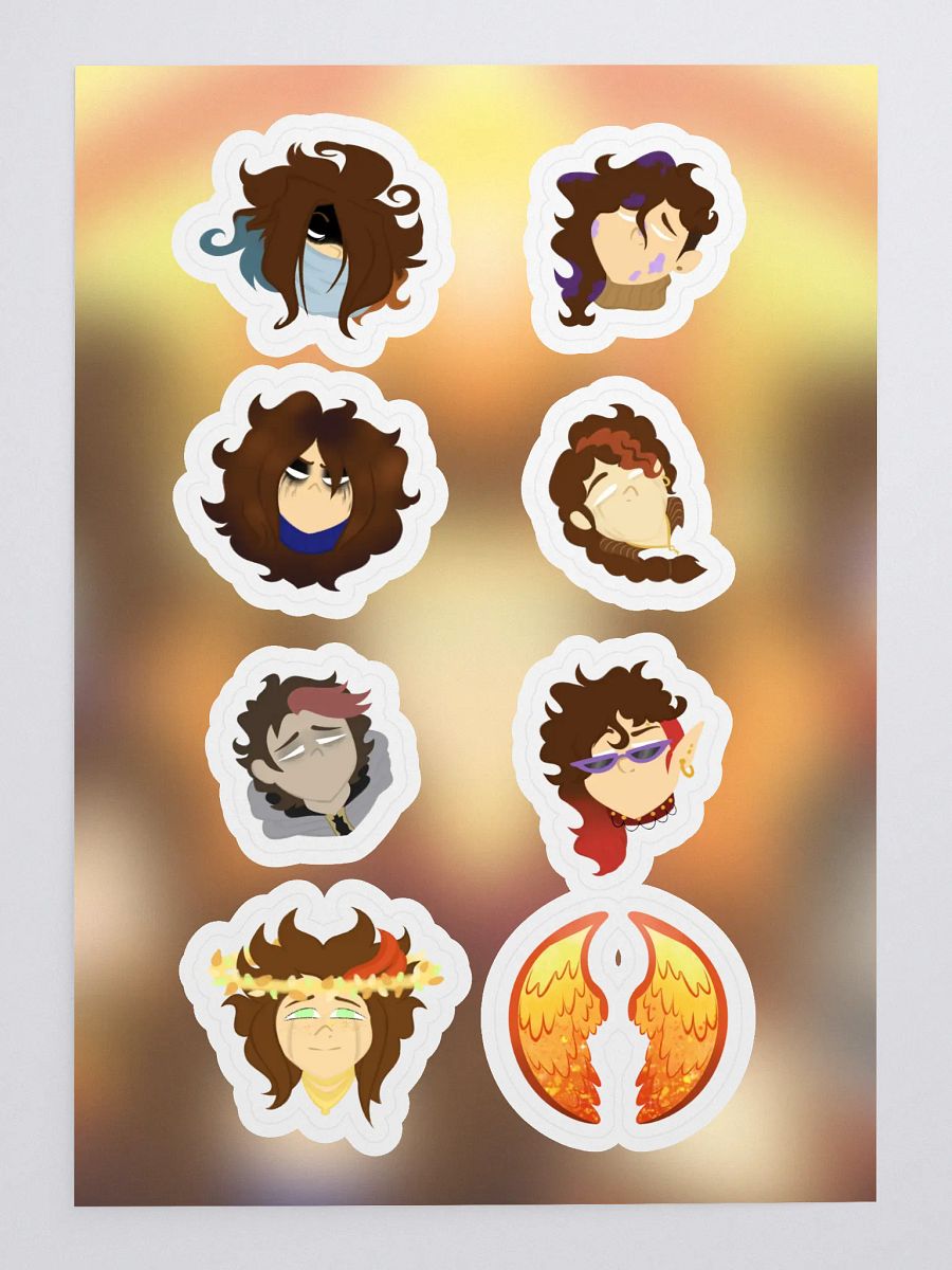 THE FIVE STAGES OF GRIEF BUT YOU'RE STILL ALIVE: Mostly Muted Sticker Pack product image (3)
