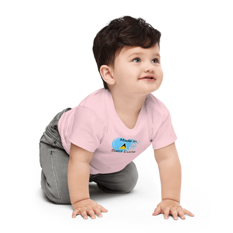 Made in Saint Lucia Baby Tee product image (9)
