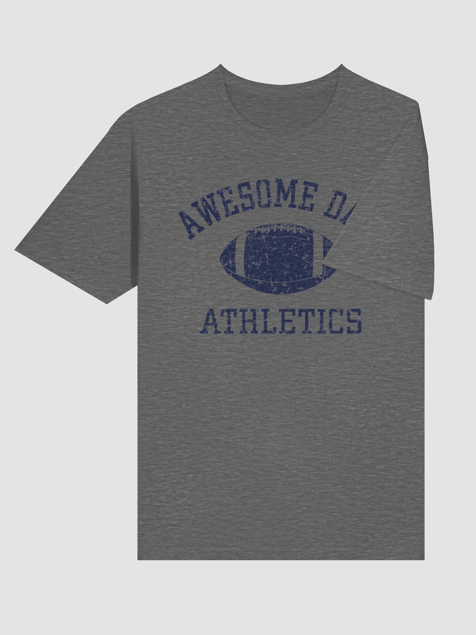Awesome Dad Athletics Football Ball Gifts for Dads T-shirt product image (6)