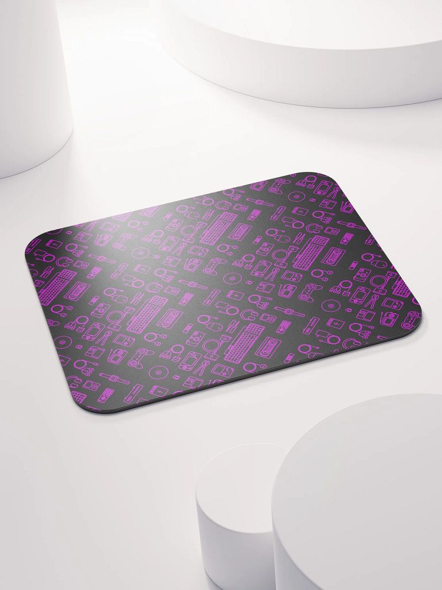 Neon Purple Devices Mouse Pad (Classic) product image (4)