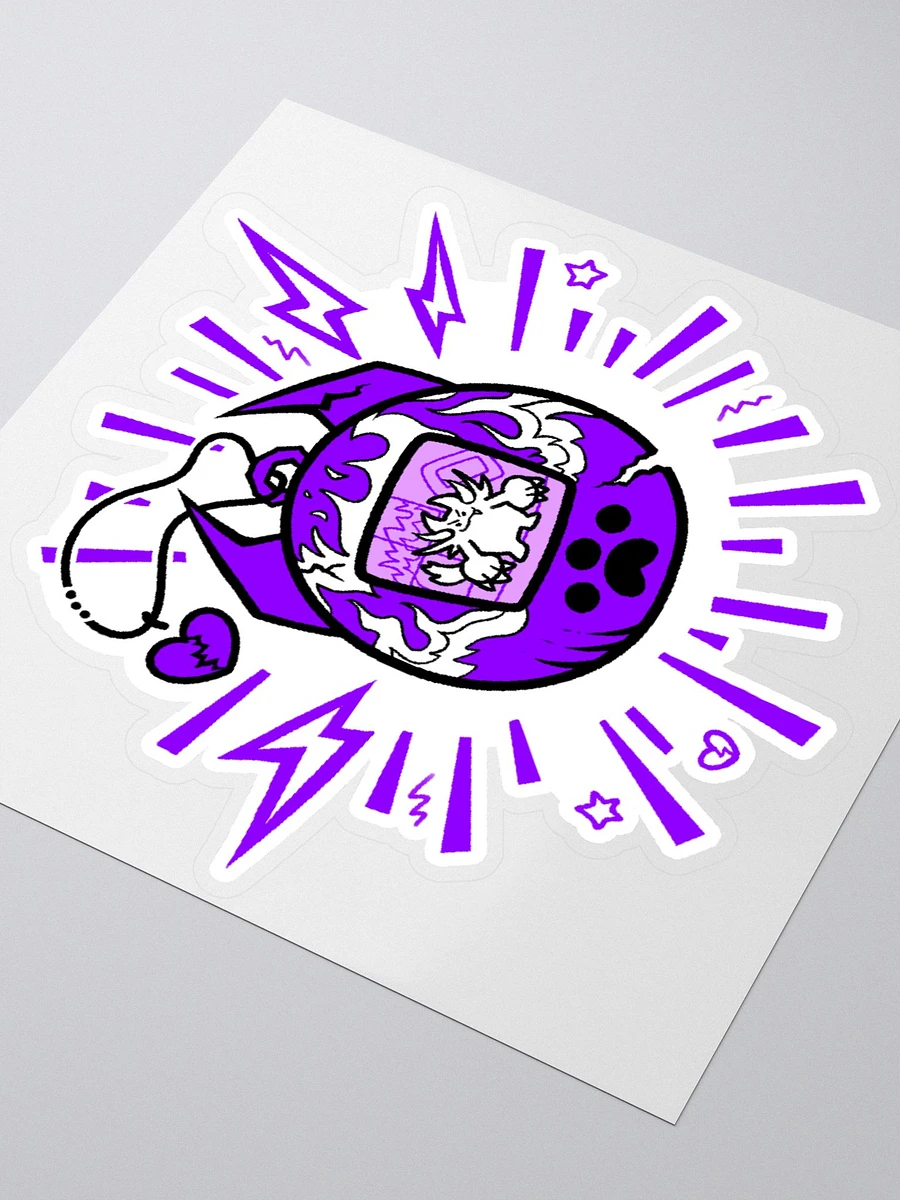 Heartbreaker Virtual Meow // Sticker - Purple product image (7)