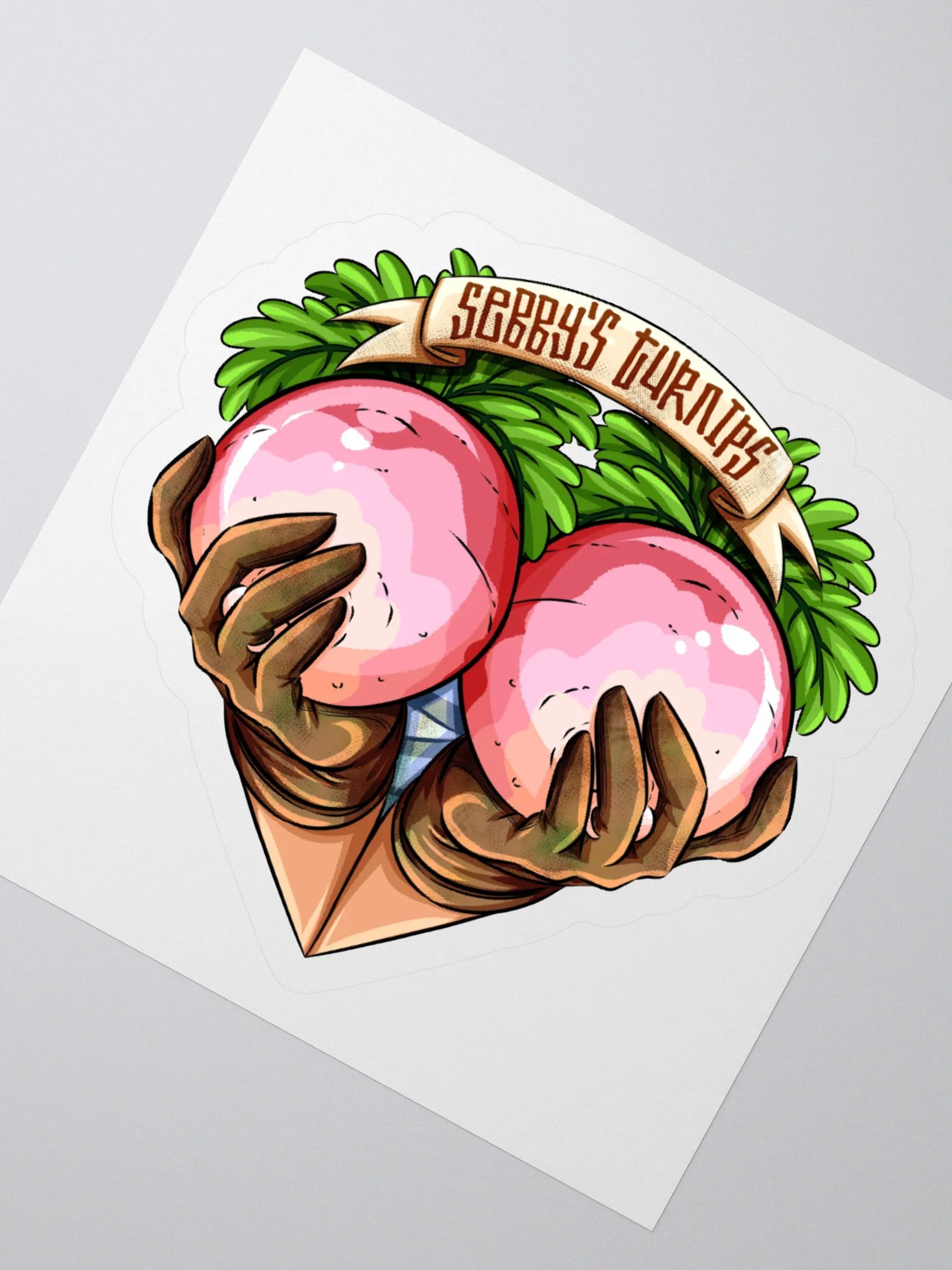 Sebby Turnips (Pumpkin Days) Sticker product image (4)