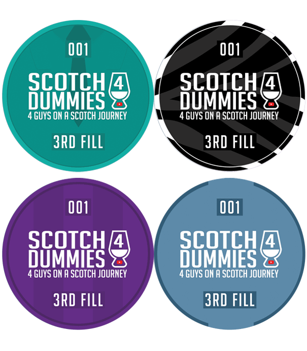Whisky Glass Topper Challenge Coin 3rd Fill (1 Set of 4) product image (3)
