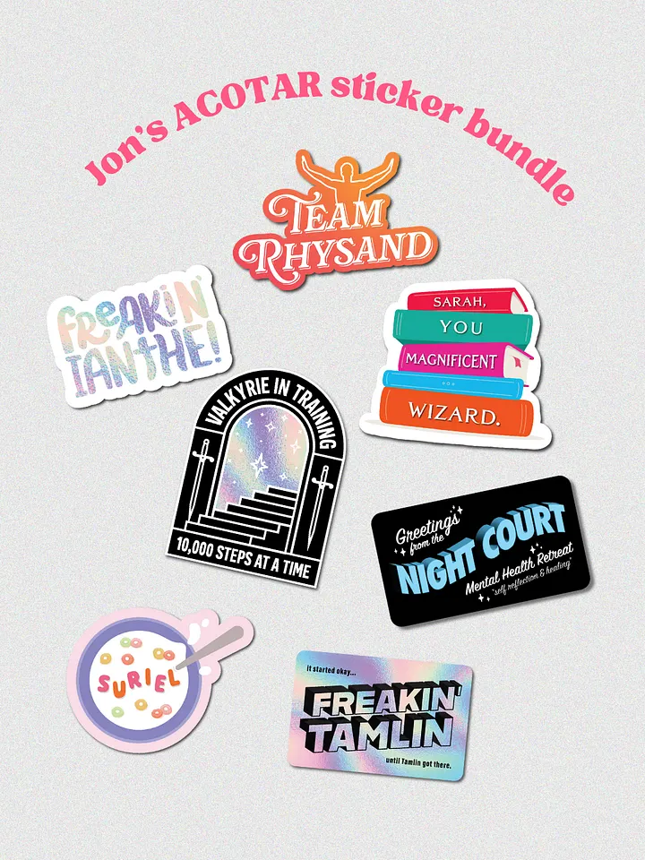 Jon's ACOTAR Sticker Bundle product image (1)