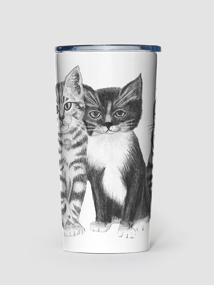 Kittens Drawing Travel Cup product image (1)