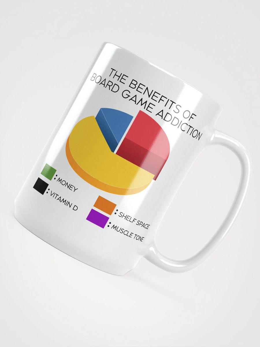 Rainbow Pie Chart Board Game Addiction Mug product image (6)