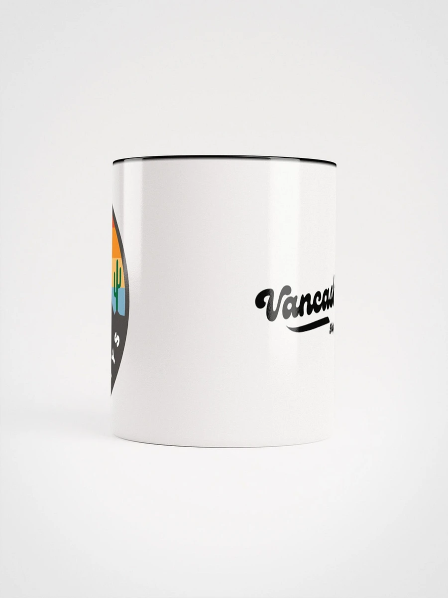 11oz. Coffee Mug (Black Two Logos) product image (5)